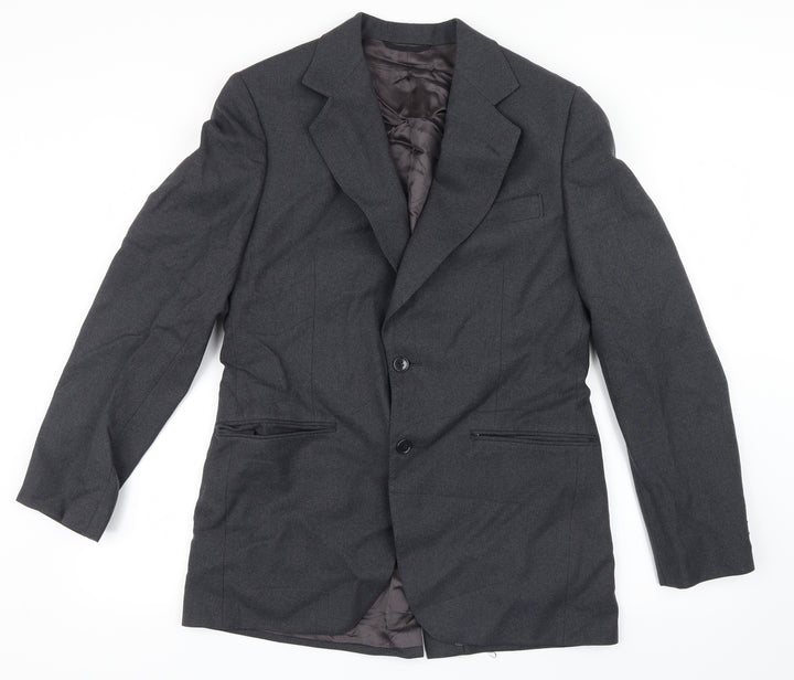Maenson Mens Grey Jacket Blazer Size 36
