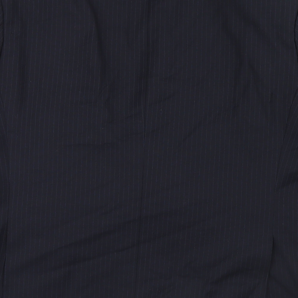 Marks and Spencer Mens Blue Striped  Jacket Blazer Size 42