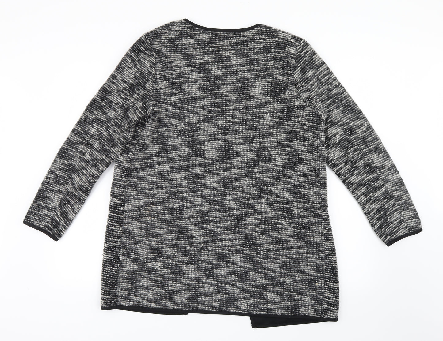 New Look Womens Black  Knit Cardigan Jumper Size 10