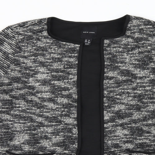 New Look Womens Black  Knit Cardigan Jumper Size 10