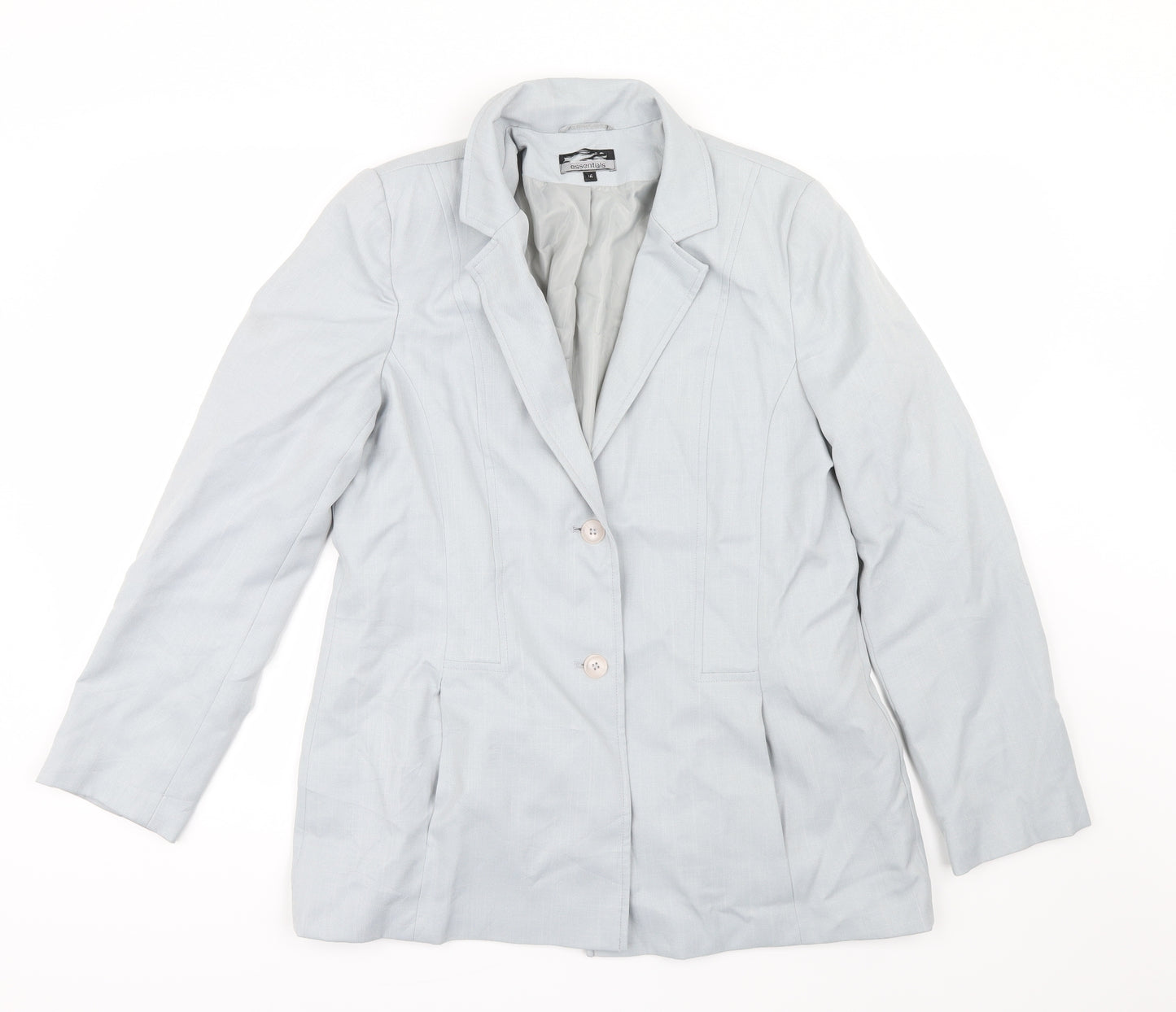 Essentials Womens Grey   Jacket  Size 16