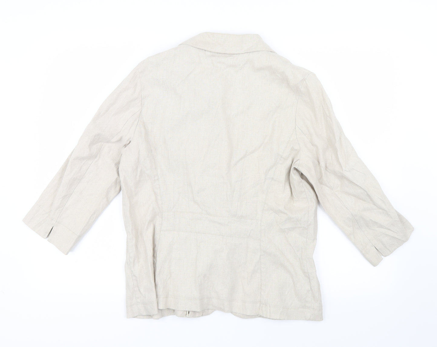Per Una Womens Ivory   Jacket  Size 14