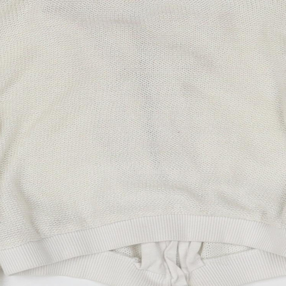 River Island Girls White   Jacket  Size 3-4 Years
