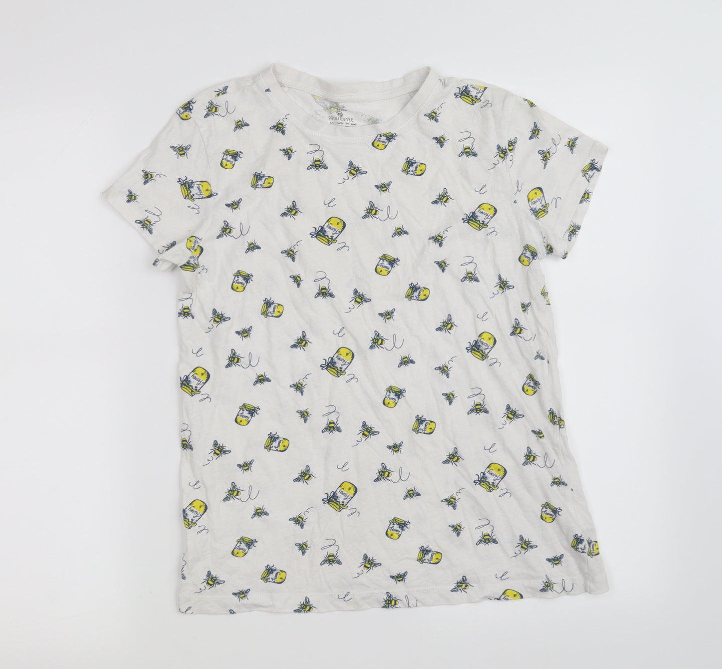 Primark Womens White   Basic T-Shirt Size XS