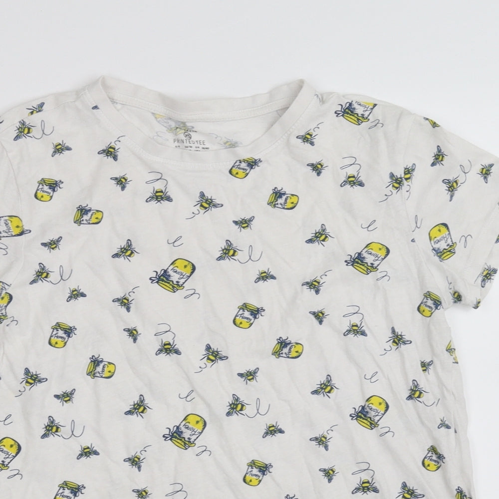 Primark Womens White   Basic T-Shirt Size XS