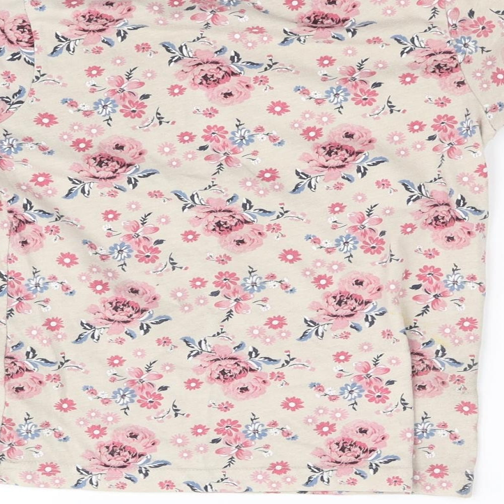 Primark Girls Beige   Basic T-Shirt Size 7-8 Years