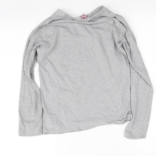 keanu Girls Grey   Basic T-Shirt Size 11-12 Years