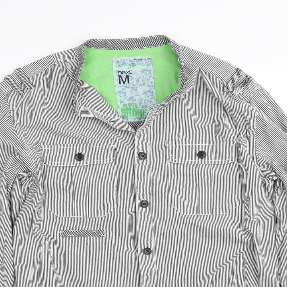 NEXT Mens Grey    Button-Up Size M