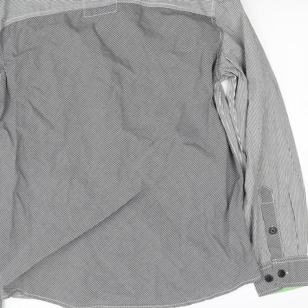 NEXT Mens Grey    Button-Up Size M