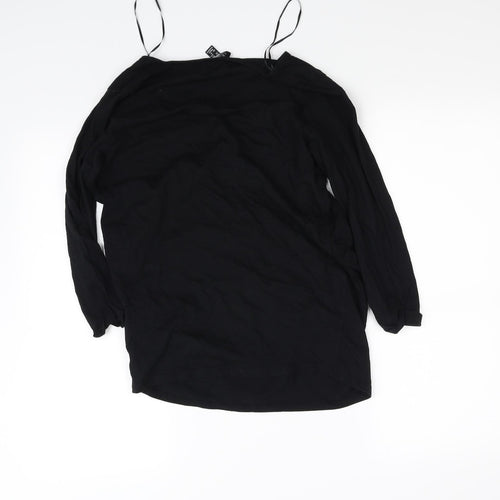 New Look Womens Black   Basic T-Shirt Size 8