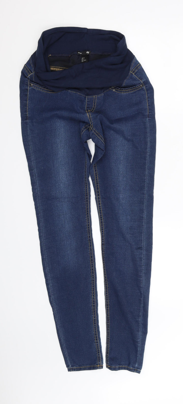 H&M Womens Blue   Skinny Jeans Size 8 L30 in