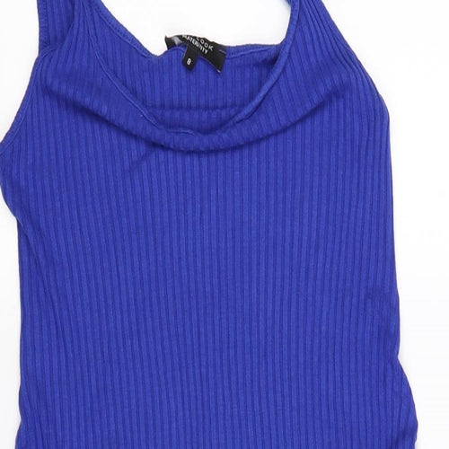 New Look Womens Blue   Basic T-Shirt Size 8