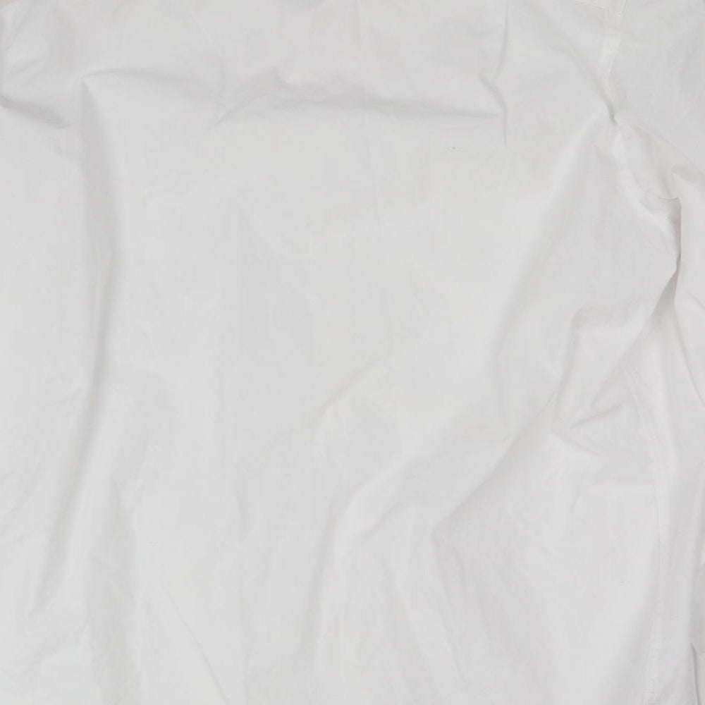 George Mens White    Button-Up Size 17.5