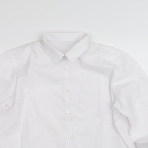 George Girls White   Basic Button-Up Size 15-16 Years