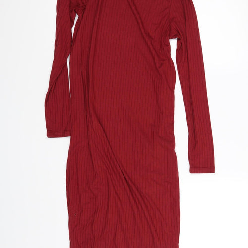 George Womens Red   Fit & Flare  Size 8