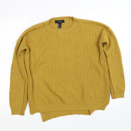 FOREVR 21 Womens Yellow   Pullover Jumper Size S