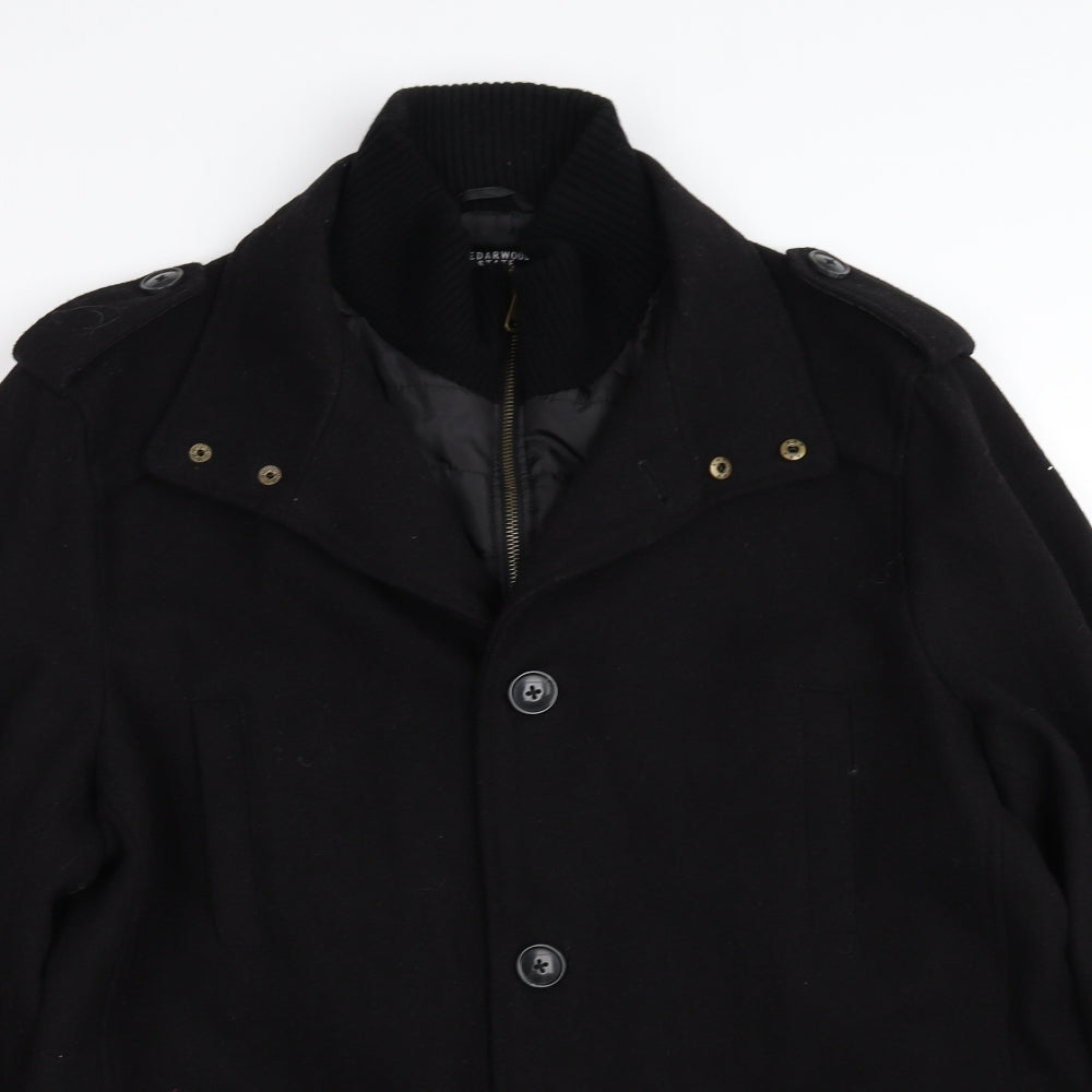 cedarwood Mens Black   Jacket Coat Size XL