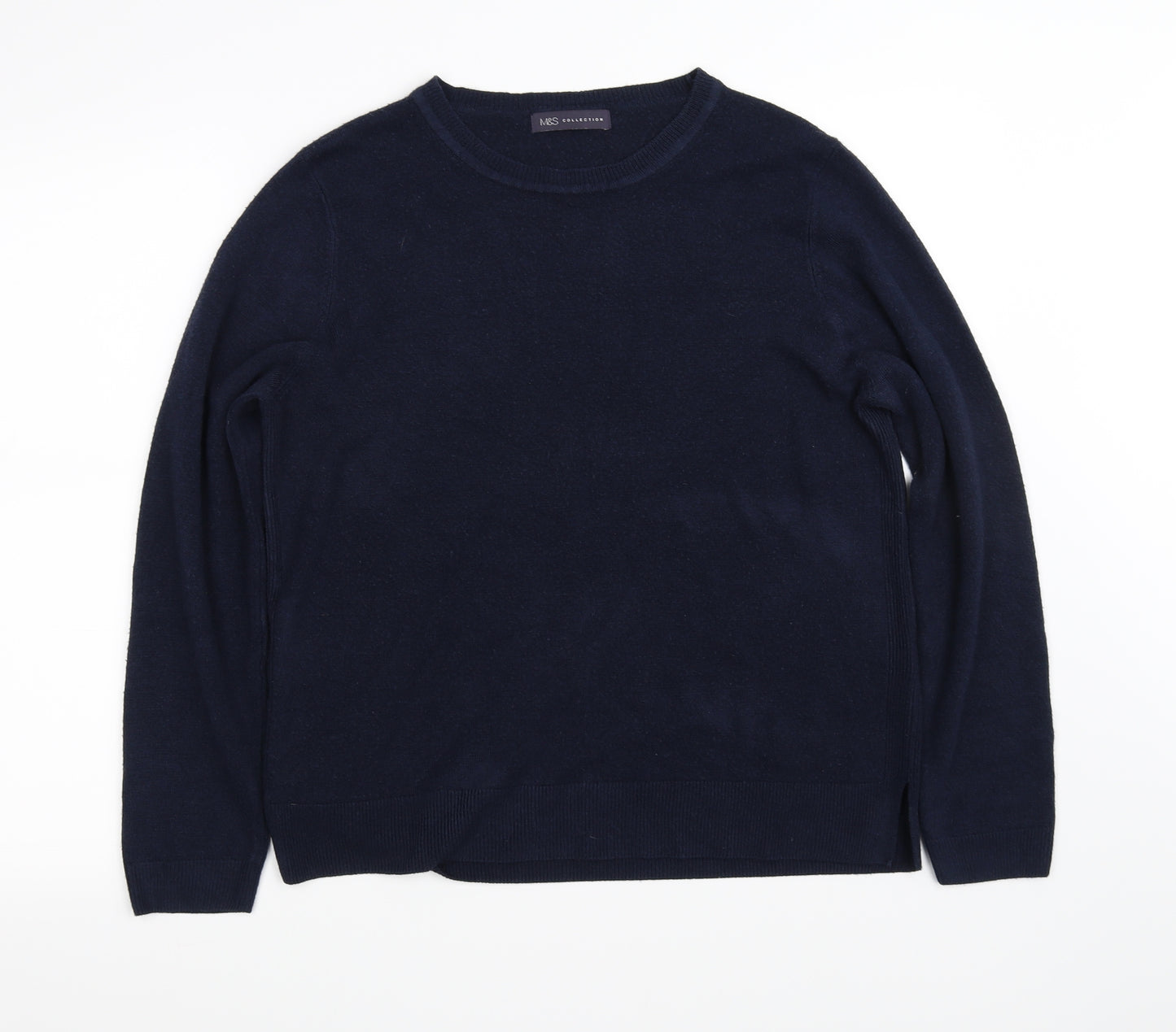 m&s Womens Blue   Pullover Jumper Size 16