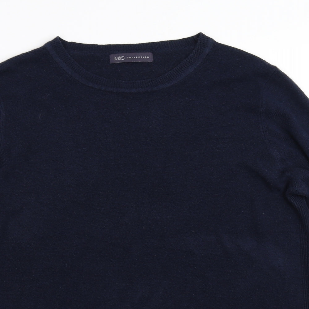 m&s Womens Blue   Pullover Jumper Size 16