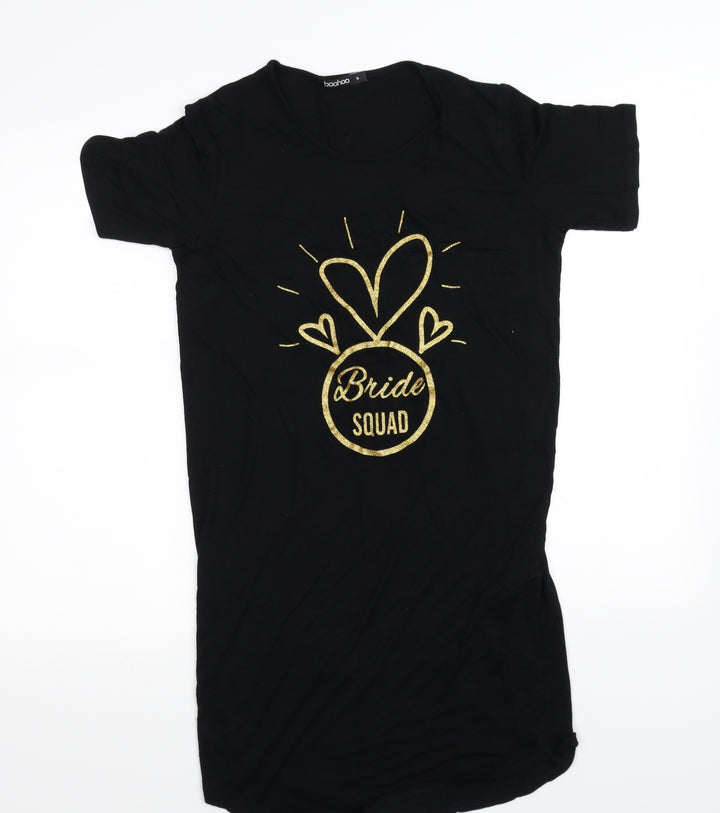 Boohoo Womens Black   Fit & Flare  Size S