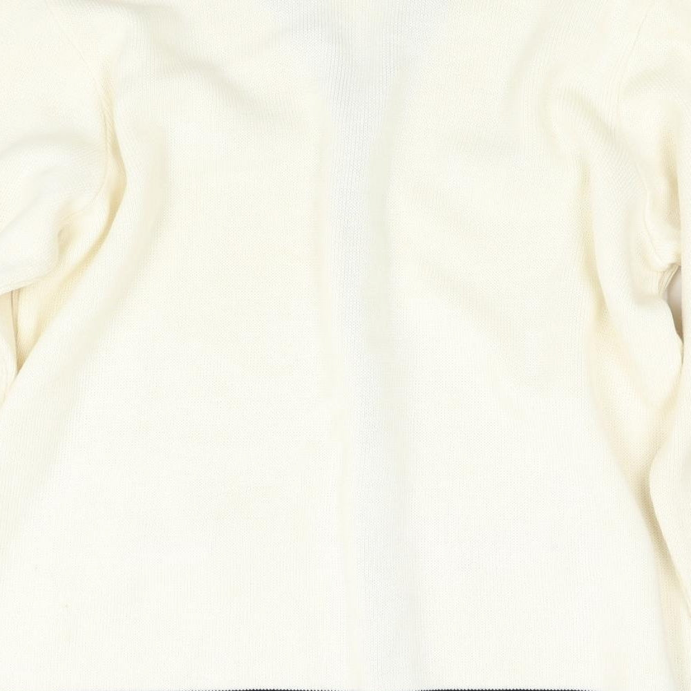 arcylic Womens Beige   Cardigan Sweatshirt Size 14