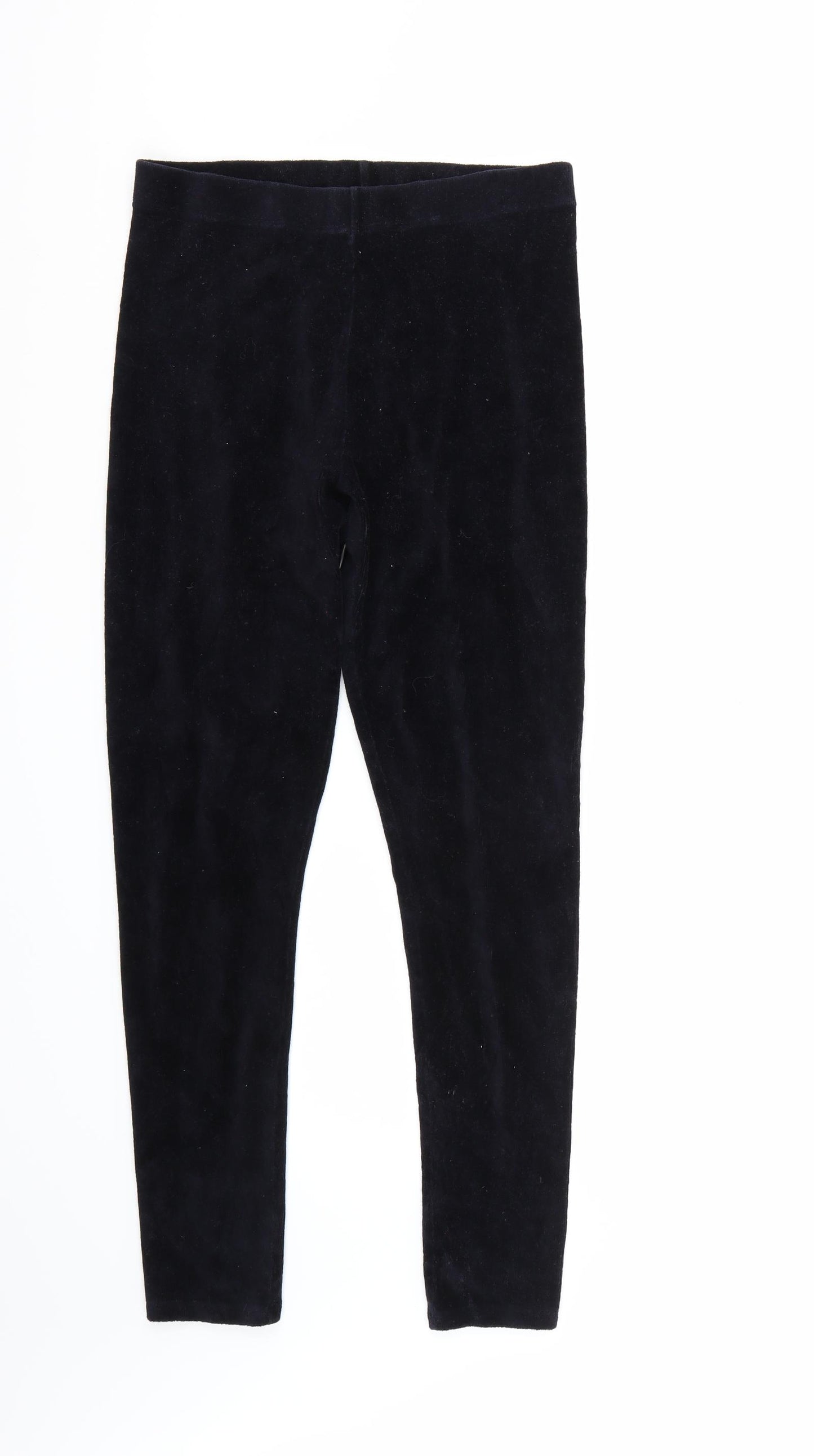 Marks and Spencer Womens Blue   Carrot Leggings Size 14 L29 in