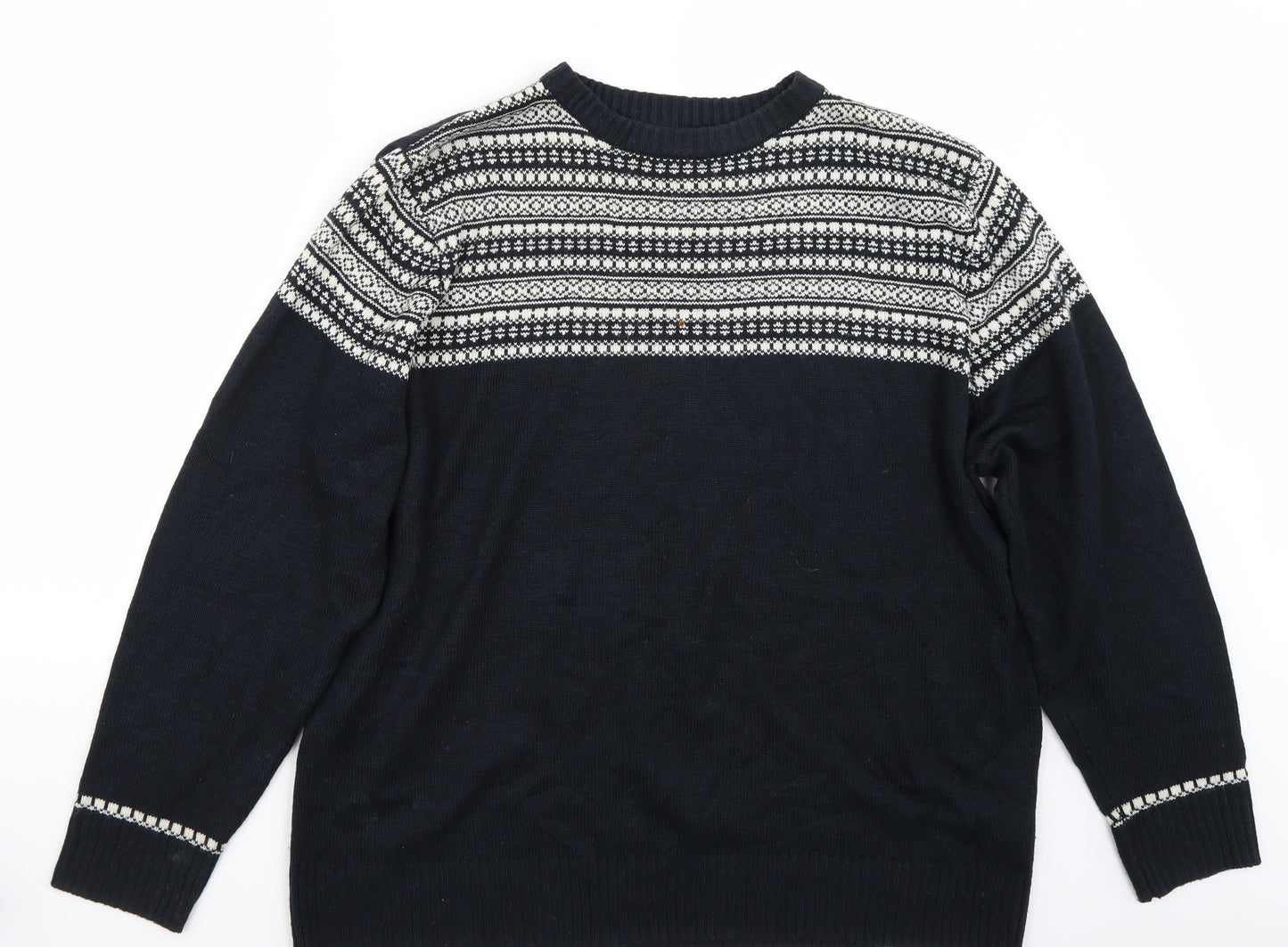 George Mens Blue   Pullover Jumper Size 2XL