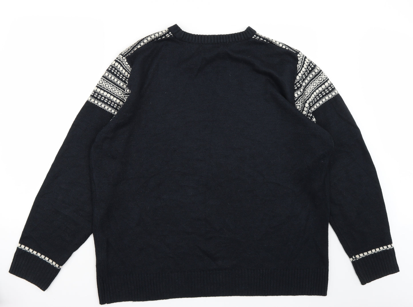 George Mens Blue   Pullover Jumper Size 2XL