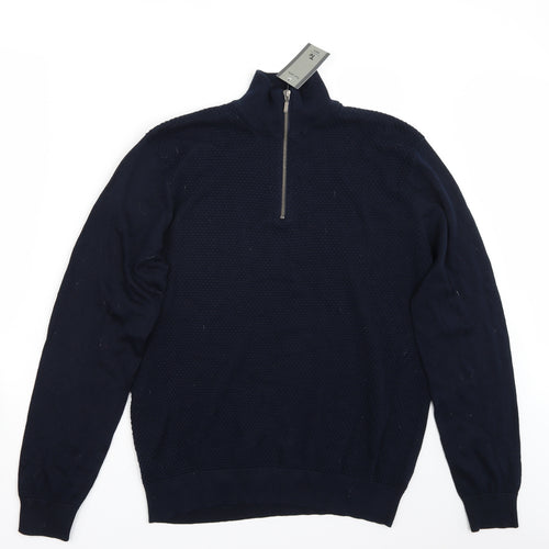 TU Mens Blue   Pullover Jumper Size L