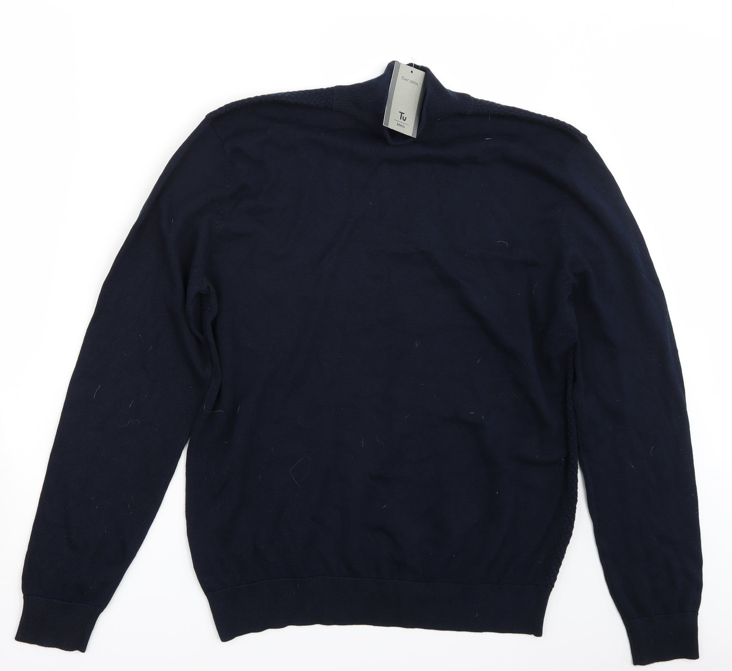 TU Mens Blue   Pullover Jumper Size L