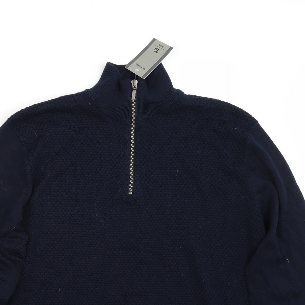 TU Mens Blue   Pullover Jumper Size L