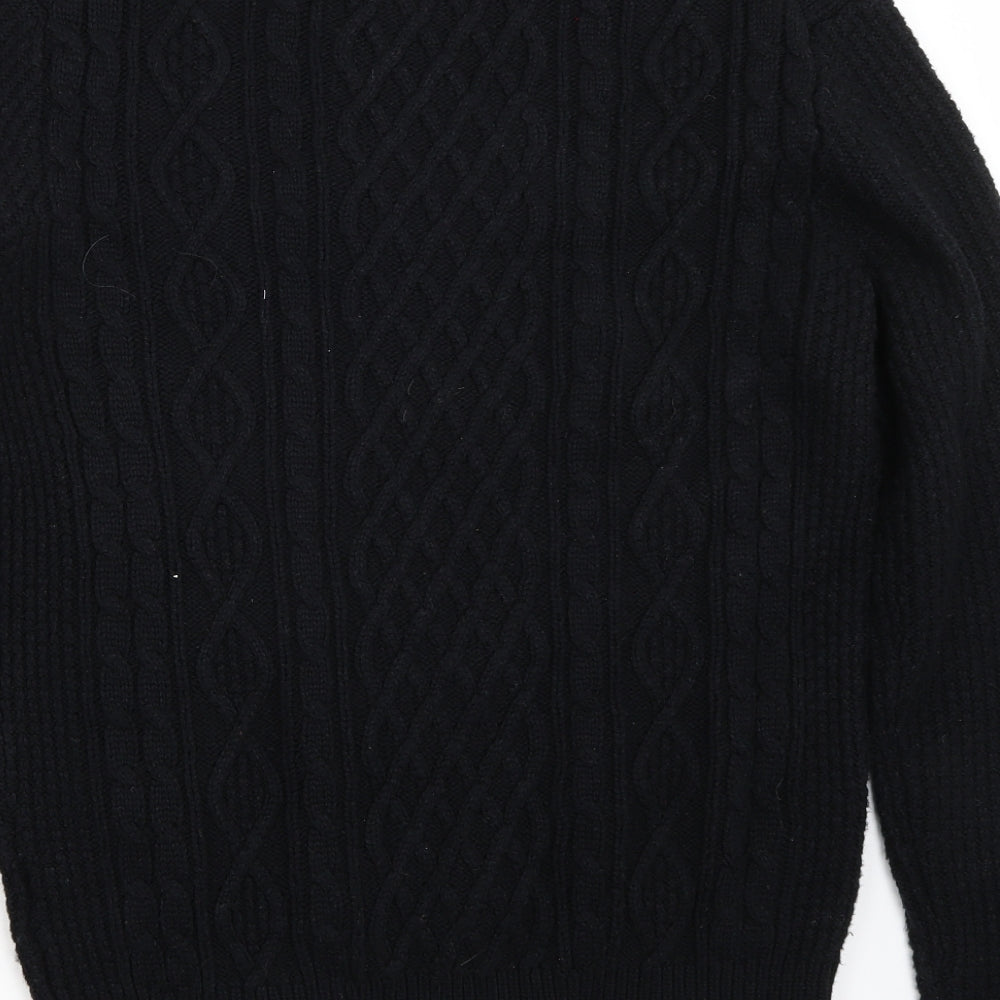 Uniqlo Mens Black   Pullover Jumper Size L