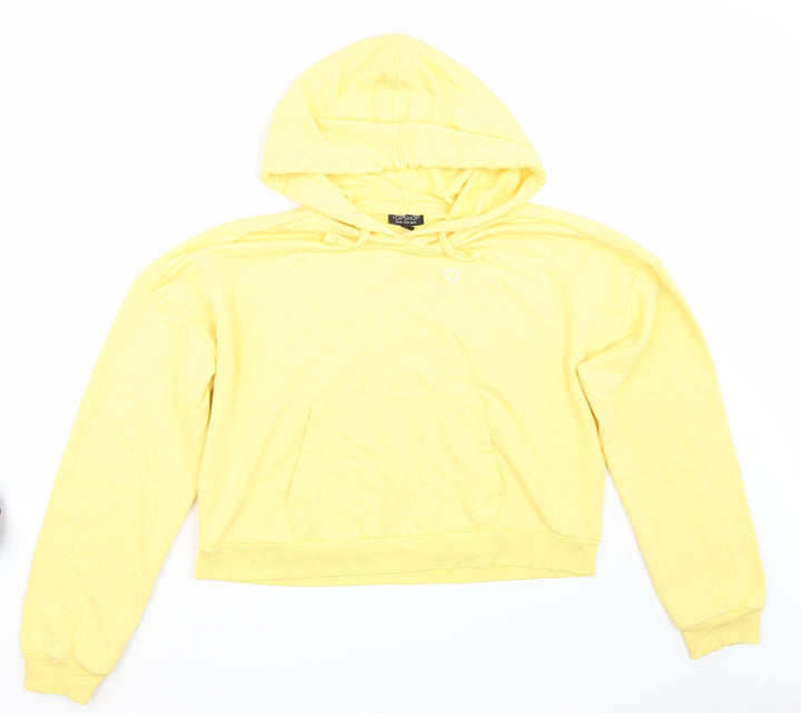 Topshop Womens Yellow   Pullover Jumper Size 14