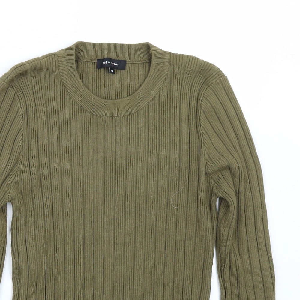 Newlook Womens Green   Pullover Jumper Size 14