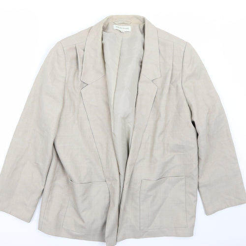 Holmewood Womens Beige   Jacket Suit Jacket Size 18