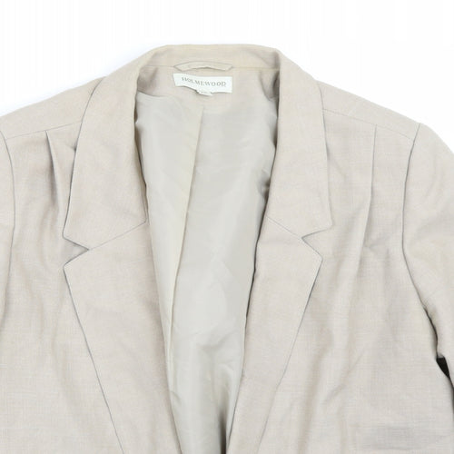 Holmewood Womens Beige   Jacket Suit Jacket Size 18