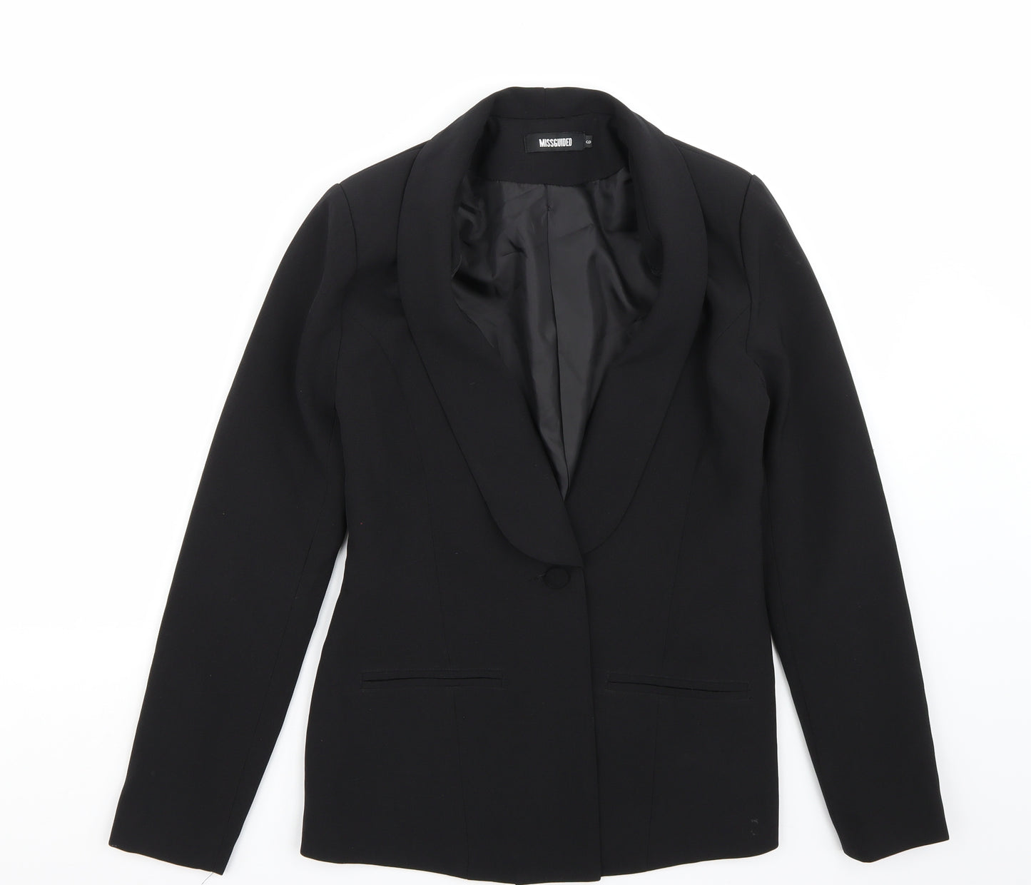 Missguided Womens Black   Jacket Suit Jacket Size 6