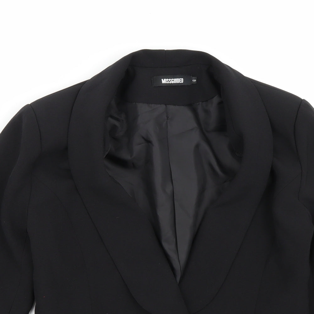 Missguided Womens Black   Jacket Suit Jacket Size 6
