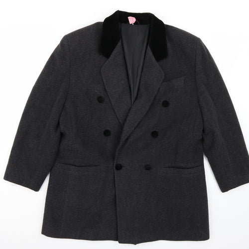 Preworn Womens Grey   Jacket Coat Size 18