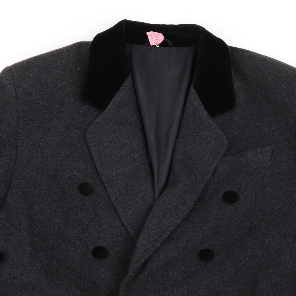 Preworn Womens Grey   Jacket Coat Size 18