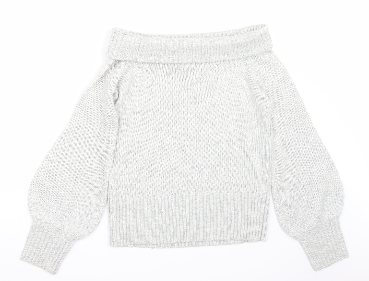 Lovers + Friends Womens Grey   Pullover Jumper Size S