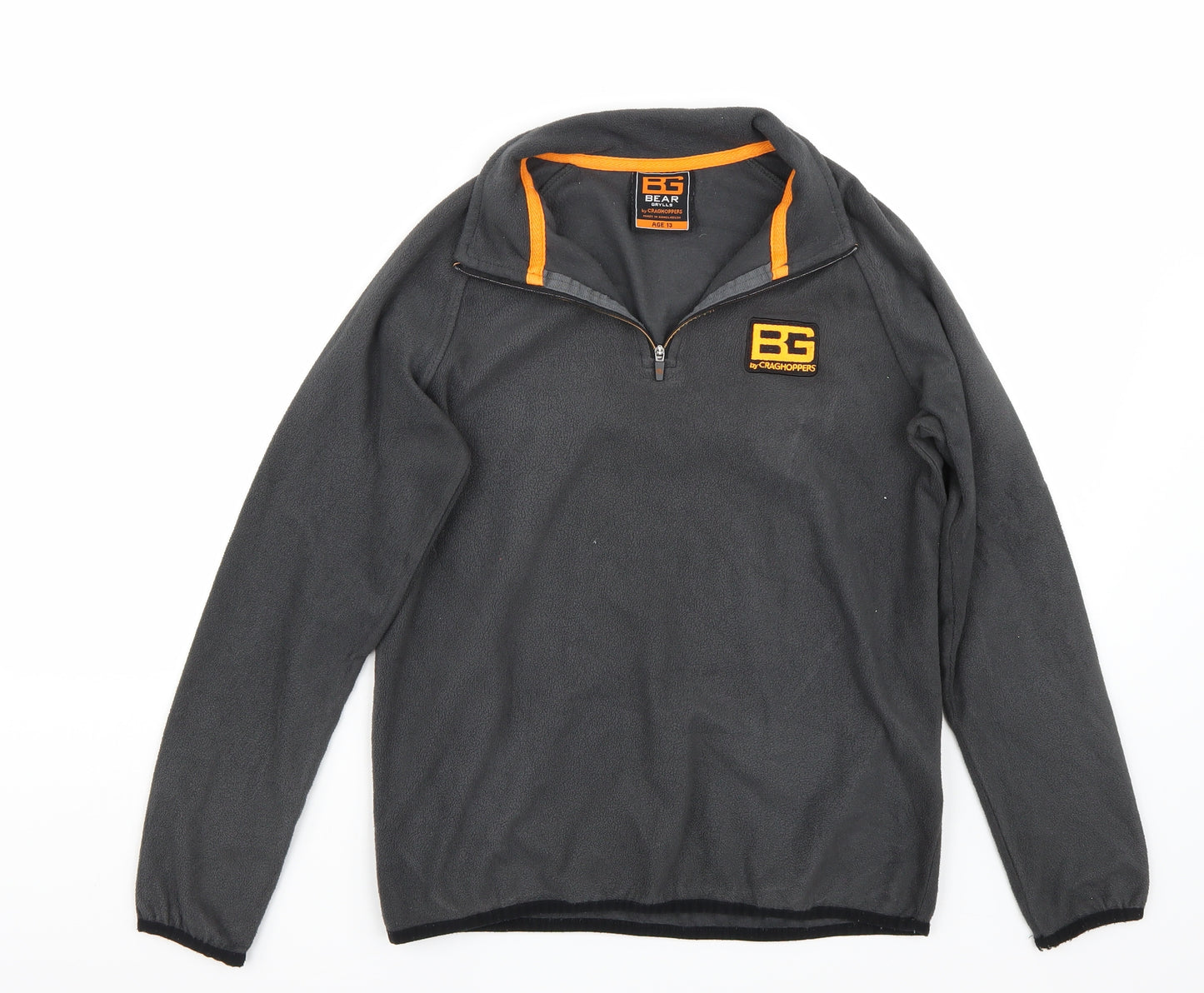 Craghoppers Boys Grey   Pullover Jumper Size 13 Years