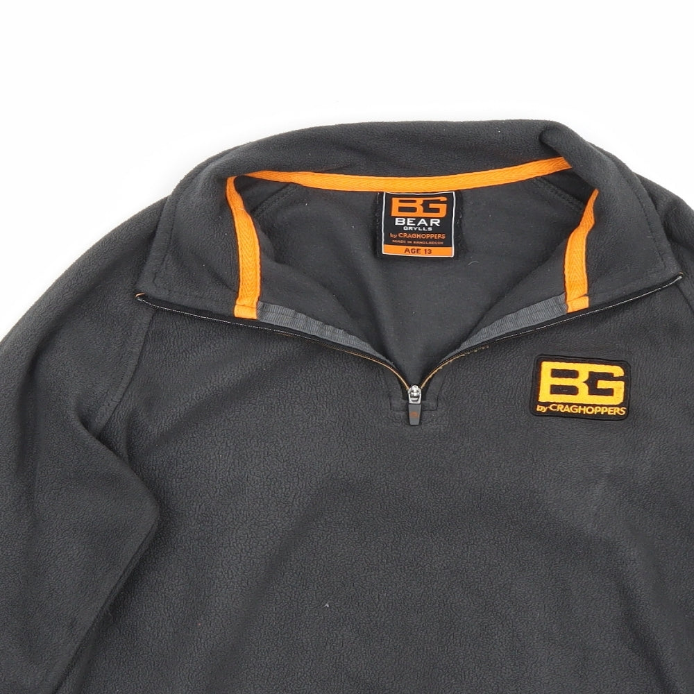 Craghoppers Boys Grey   Pullover Jumper Size 13 Years