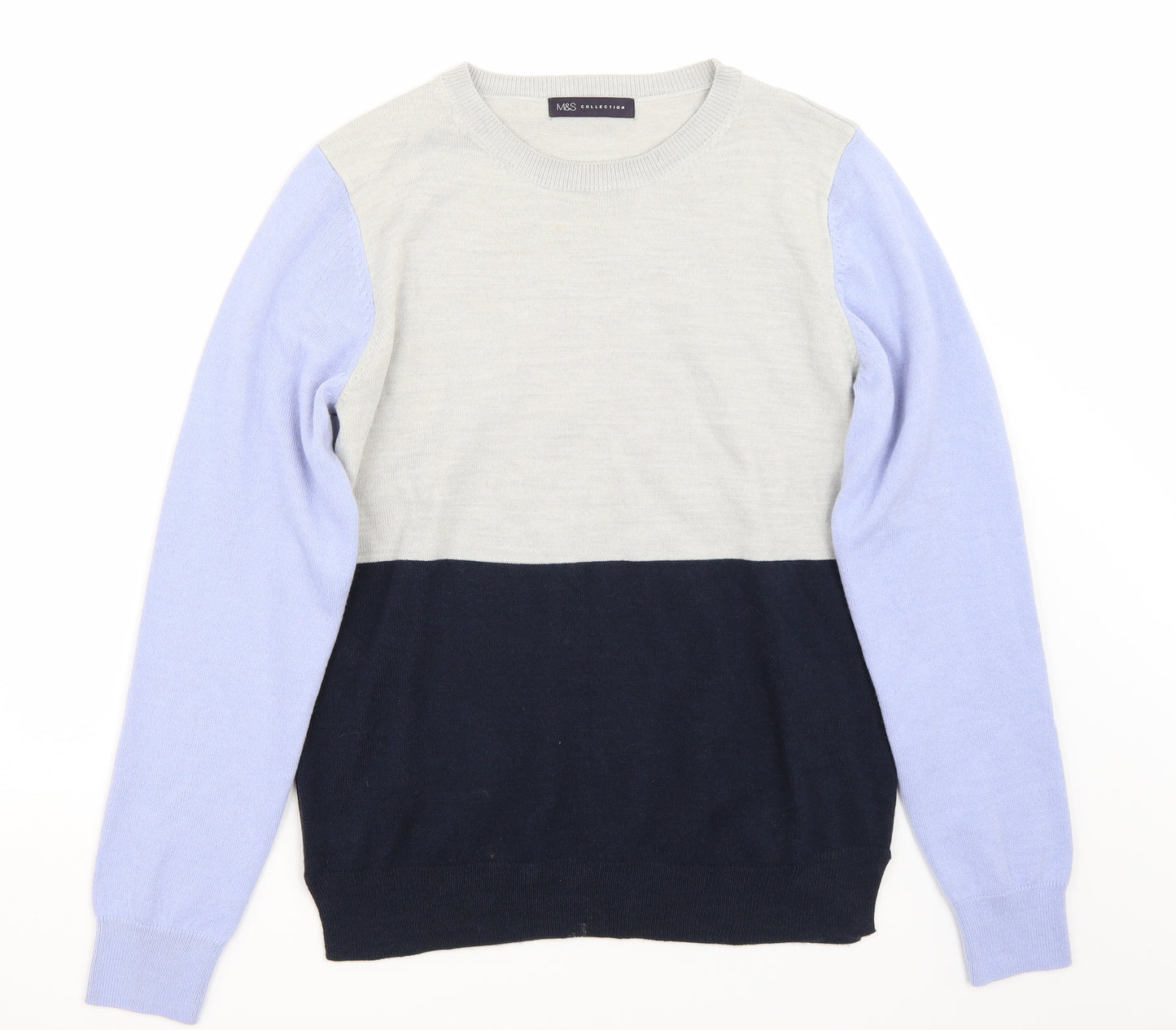 Marks and Spencer Womens Grey   Pullover Jumper Size 14