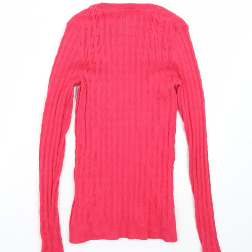 US Polo Association Womens Pink   Pullover Jumper Size S