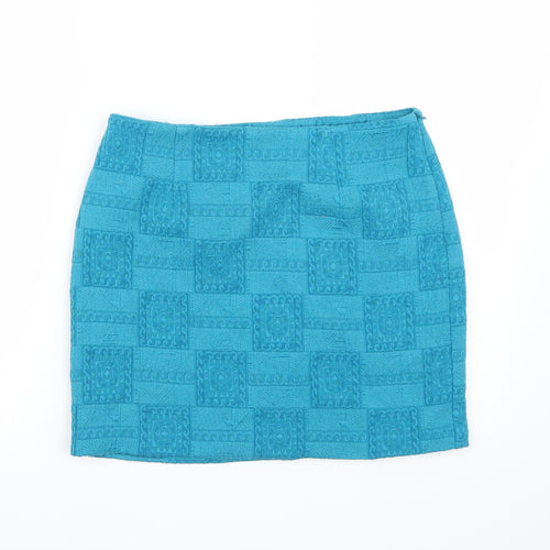 Forever21 Womens Blue   A-Line Skirt Size M