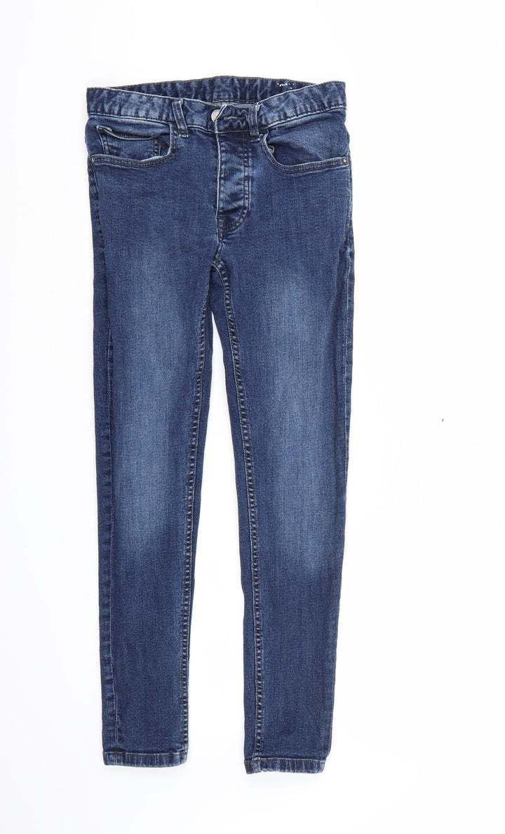 Fenim Womens Blue Skinny Jeans Size 30 L28 in