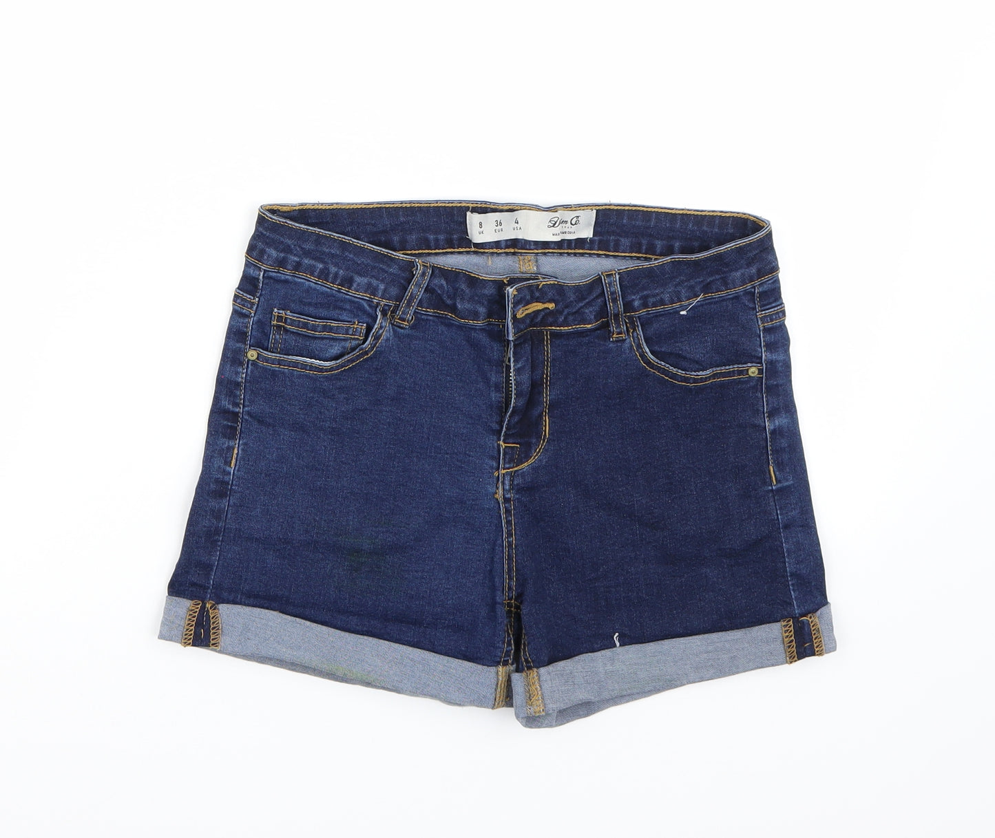 Denim & Co. Womens Blue   Bermuda Shorts Size 8