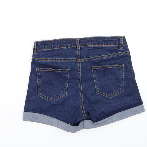 Denim & Co. Womens Blue   Bermuda Shorts Size 8