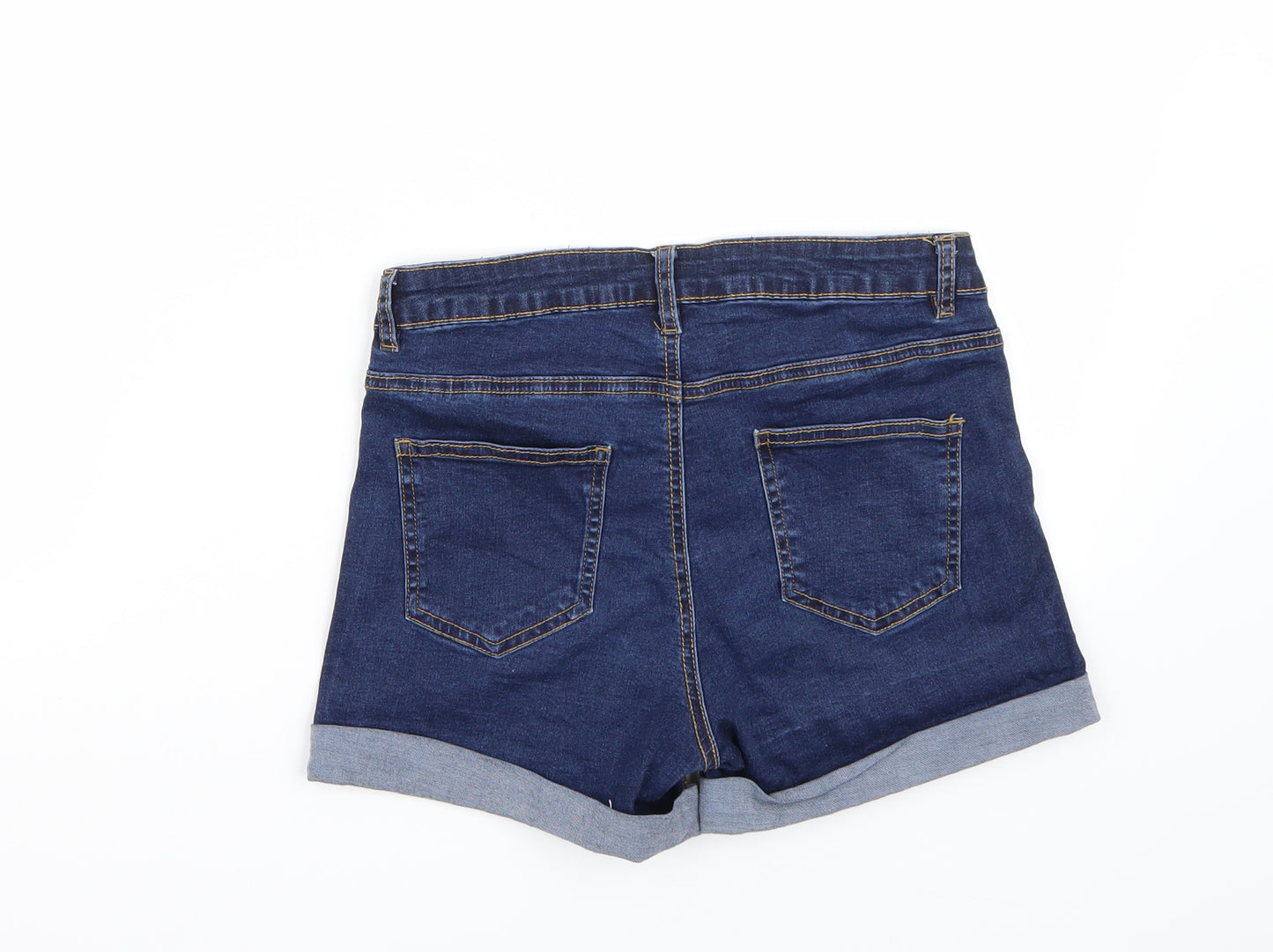 Denim & Co. Womens Blue   Bermuda Shorts Size 8
